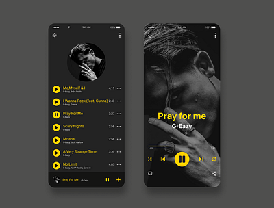 Music Player #009 009 dailyui dailyuichallenge music player