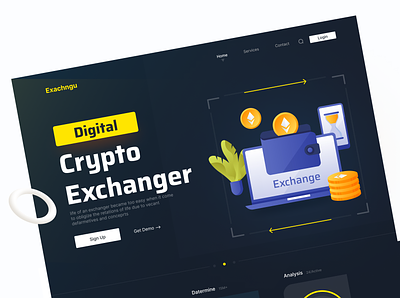 Exchange It! Web-Design concept idea illustration mansoor unlikeothers