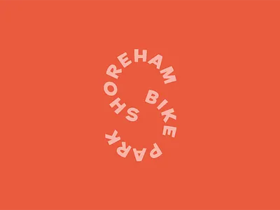 Shoreham Bike Park Logo brand branding brighton colour logo symbol typography