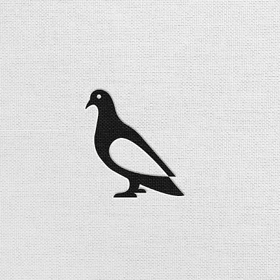 Pigeon Bird Logo branding design flat icon illustration illustrator logo logos logoshape minimal