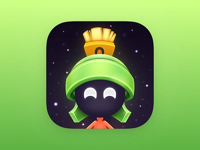 Stuart of Saturn - Apollo App Icon app icon icon icon design ios app icon marvin martian