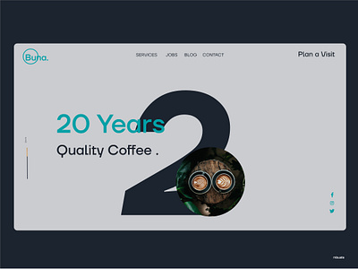 Buna Turns 20 design ui uidaily uidesign uiux ux uxdesign web design