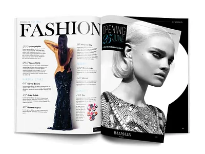 Fashion Magazine - Diploma project adobe bagstudios design fashion design futuristic magazine cover magazine design minimal print
