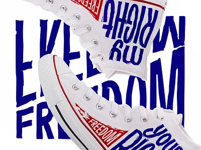 competition for FABStore converse freedom print shoe