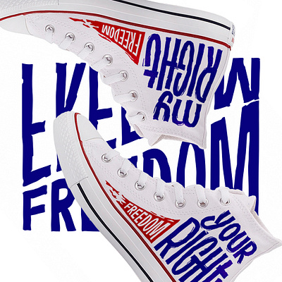 competition for FABStore converse freedom print shoe