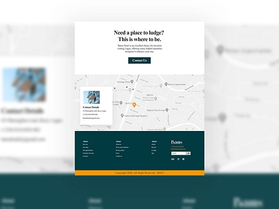 Daily UI #028/ Contact Us app branding contact us page create design hotel app hotel booking location logo maps ui ux web