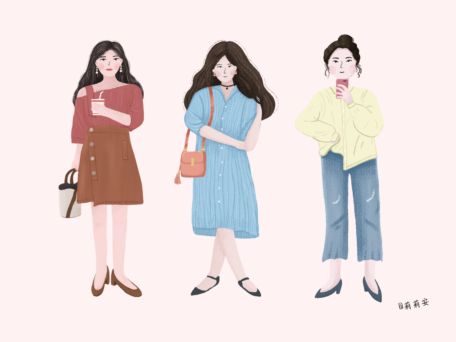 Example of 画一组喜欢的职场通勤穿搭~