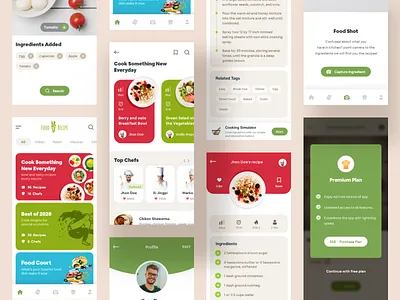Recipe App app app design clean ui cook cooking cooking app design minimal recipe recipe app recipe book recipe card recipes ui ui design uidesign uiux ux ux ui uxui
