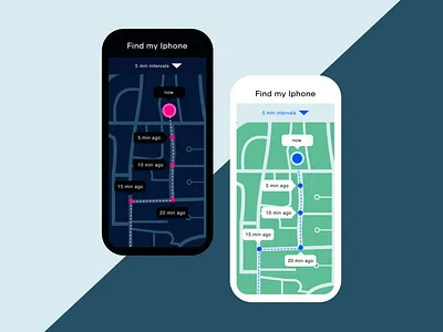 Daily UI 020 - Phone Location Tracker 100daysofui daily 100 challenge daily ui daily ui 020 daily ui 20 daily ui challange daily ui challenge dailyui design find my iphone iphone finder iphone tracker location location tracker phone finder tracker app ui uiux userexperience ux