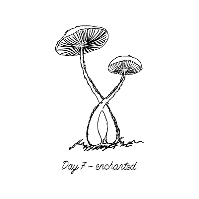 Mushroom Illustration adobe adobeillustator digital drawing drawing enchanted fugus illustration inktober inktober2019 mushroom