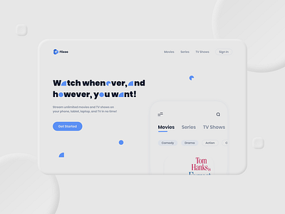 Flixoo Web - Part 1 app app design application clean ecommerce interaction design interface design iphone light mode minimal mobile movie website screen ui uidesign uiux user experience user interface ux uxdesign