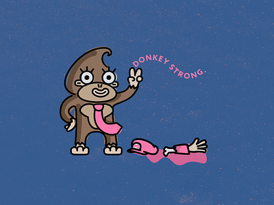 The Wrath of Kong arm dk donkey kong donkey strong game gore gorilla hat illustration kong mario monkey nintendo nintendo zine video game videogame wrath zine