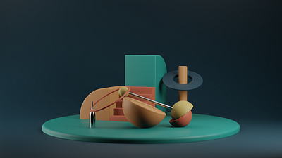 Abstract Style 3d abstract b3d bevel blender blender3dart design eevee geometic illustration render smooth soft