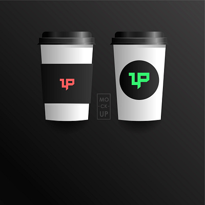 monogram letter zp (mockup) logo design logo letter ip mockup design mockup logo monogram logo mug design mug mockup