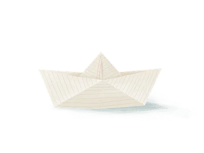 Boat illustration for Presentation Design artwork boat illustration origami paper sketch