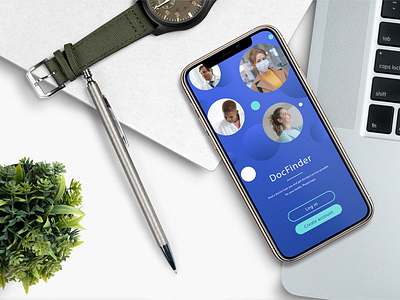 Ui DocFinder 2/2 adobe app app design blue care design digital doctor emerald health health app illustrator medical phone photoshop smartphone ui ui design ui designer vector