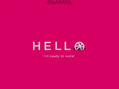 Hello, Dribbblers! It's exciting to jump into Dribbble. branding design icon illustration typography