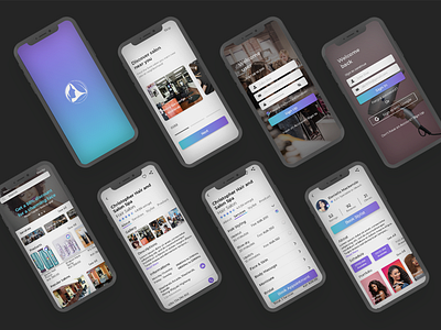 Saloon Booking Application appointment app booking ios design saloon booking application