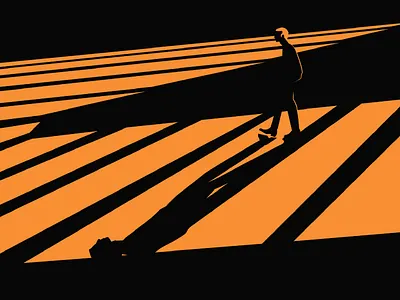 Hide&Seek digitalart illustration illustrator light shadows shapes