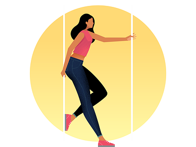 133 coreldraw digital illustraion minimalistic