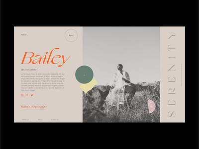 100 Days of UI Day #005: User Profile 💫 100daychallenge 100daysofui brand brand design branding dailyui day005 design figma minimal profile ui uidesign user profile ux uxdesign uxui web website