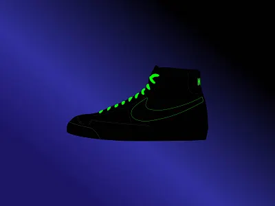 Nike Blazer UFO blazer nike sneaker art sneakerhead sneakers space ufo