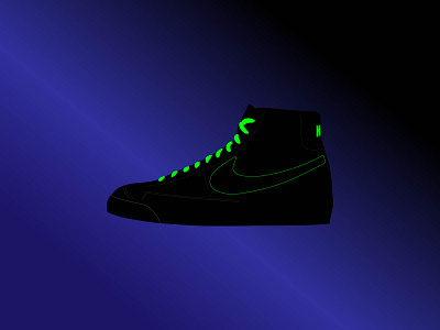 Nike Blazer UFO blazer nike sneaker art sneakerhead sneakers space ufo