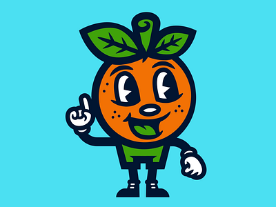 Orange Boy mascot apparel branding design illustration logo mascot character mascot design mascot logo sports design sports logo