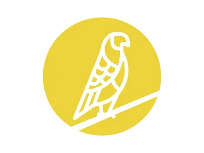 Pretty Bird beak bird falcon flat idenity identity design illustration illustrator line practice