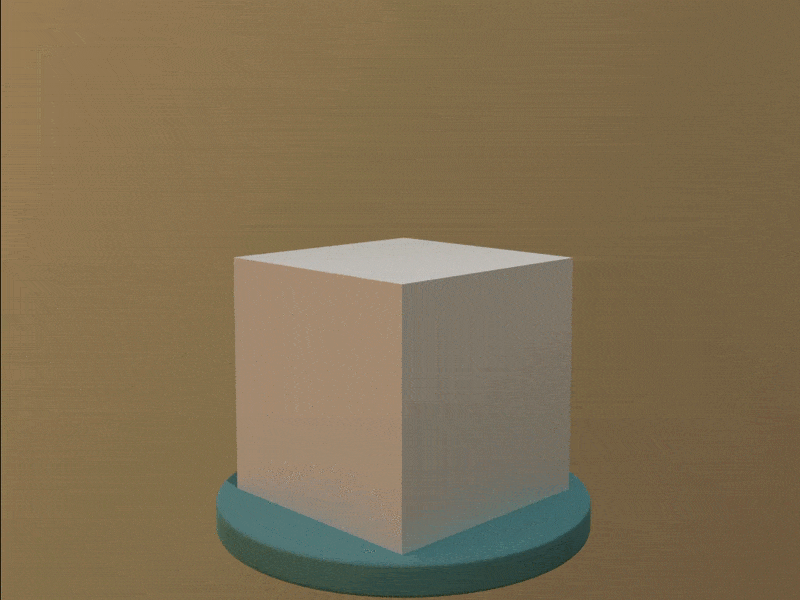 GRIS cube buddy animated animation art blender3d character character animation design digitalart gif animated illustration minimal