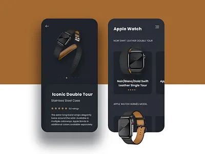 Buy Online App Template black ui dark ui ecommerce template ecommerce ui landingpage mobile ui ui screen