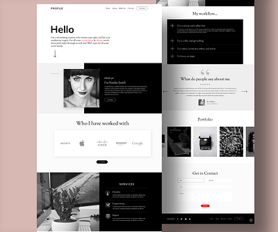 Themify - Ultra Theme (Profile Demo) design graphic design ui ux web web design website