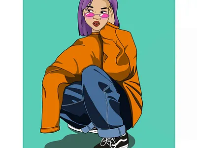 Vans animation branding design fashion fitspo illustration