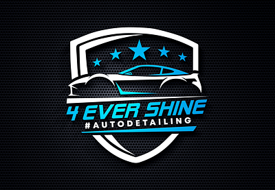 Auto Detailing Car shop Logo branding design logo vector