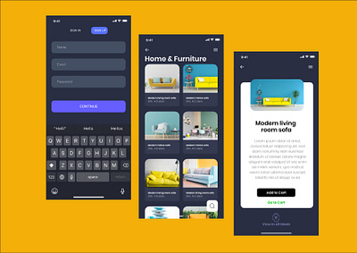 Ecommerce Mobile App design app ecommerce ecommerce app ecommerce design ui ux