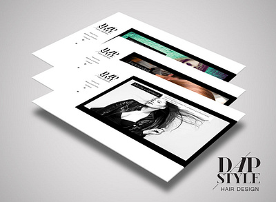 Dapstyle- hair branding design logo