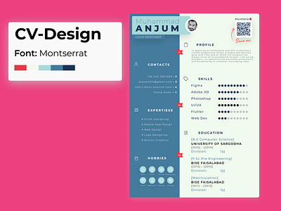 UI/UX CV-Design cv design design ui ui web design uidesign uiux