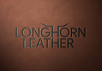 Logo Design Longhorn leather branding concept design creative graphic design icon illustration leathre logo logo logo design longhorn leather longhorn leather vector