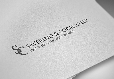 Logo Design Saverino and Corallo LLP Logo branding concept design creative graphic design illustration logo logo design saverino and corallo llp logo saverino and corallo llp logo sc logo vector