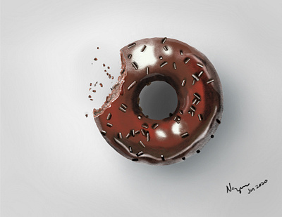 Today I drew my favorite pastry. illustration procreate procreateapp