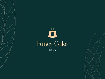FANCY CAKE branding design logo typography