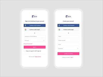 Login Page for an ongoing project. design login login page mobile responsive ui uiux