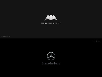 Mercedes-Benz Logo Re-design automobile branding car logo concept logo mercedes mercedes benz sports car