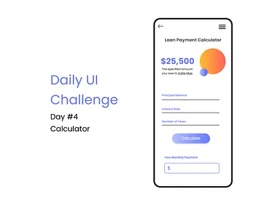 Daily UI / Calculator calculator daily ui design interface design mobile ui ux