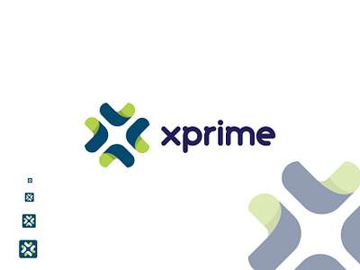 "Xprime" logo design creative flat icon lettering logo minimal new logo web logo x mark xlogo xprime