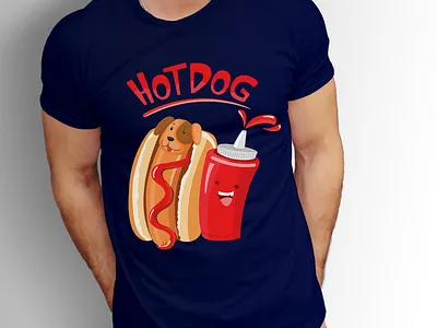 hot dog customtshirt fathersday free illustration logodesign minimallogo professionallogo teespring tshirt typography