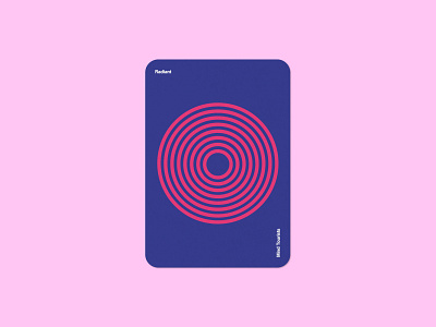 Mind Tourists Cards Radiant bauhaus branding cards design flat geometric illustration minal minimal minimalism minimalistic modernism music playing portfolio poster shape typography vector