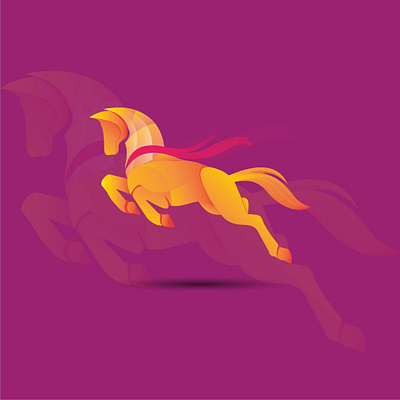 Horse race logo design abstract graphic horse desgin horse logo horse racing illustration logo race vector
