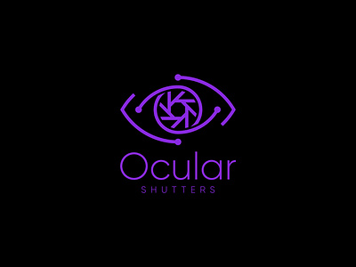 Ocular Shutters brand brand design brand identity branding branding design flat icon logo logo design logodesign logos logotype minimal monoline symbol