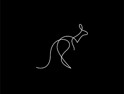 kangaroo animation branding design dribbble icon illustration kangaroo kangaroo logo logo vector